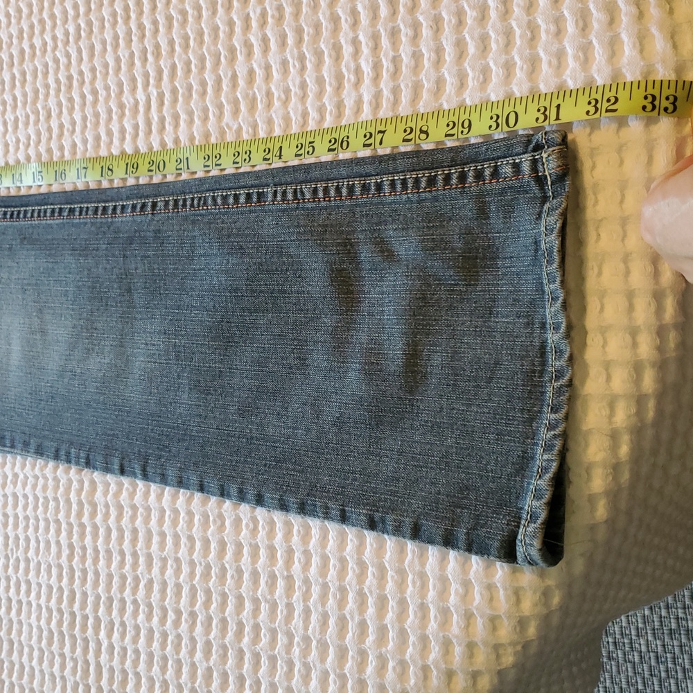 Embroidered Button Fly Jeans - Picture 11 of 14